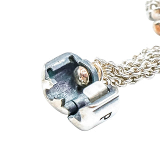 PANDORA Sterling Silver Multi-Strand One Station Clip Capture Bracelet - 9.1 Inches