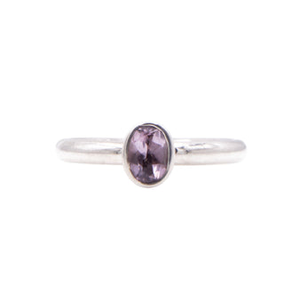 Pandora Retired Tied Together Pink Amethyst Sterling Silver Ring