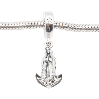 Pandora Virgin of Guadalupe Dangle Charm Sterling Silver with Clear Zirconia