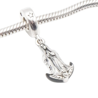 Pandora Virgin of Guadalupe Dangle Charm Sterling Silver with Clear Zirconia
