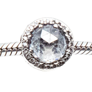 Pandora Radiant Hearts Clear CZ Charm Sterling Silver Retired