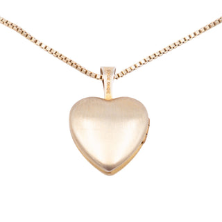 Sterling Silver Heart Fairy Locket Pendant 15 Inch Necklace
