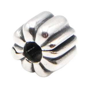 Pandora Ribbed Sterling Silver Clip Charm – Retired