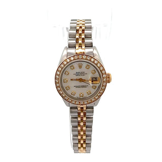 Rolex Ladies Datejust 26mm Two-Tone Diamond Dial & Bezel Watch – Model 6917 – 1980 – Jubilee Bracelet