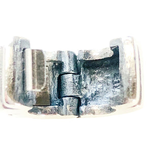 Pandora Ribbed Sterling Silver Clip Charm