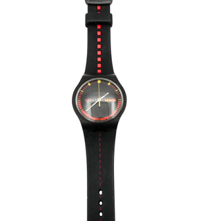 Swatch Jelly In Jelly Black On Fire Watch SUJB704