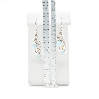 MarahLago Amara Larimar Multi Gemstone Earrings Peridot Citrine Amethyst