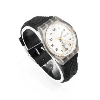Swatch Black And Silver Jelly In Jelly Completion Watch SUJM700