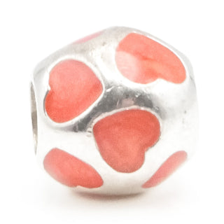 Pandora Love You Red Enamel Sterling Silver Charm - 790543EN17 Retired