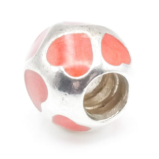 Pandora Love You Red Enamel Sterling Silver Charm - 790543EN17 Retired