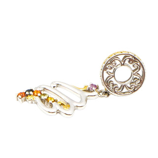 Gems En Vogue Virgo Zodiac Topaz Charm Pendant in 24K Gold-Plated Sterling Silver