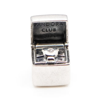 Pandora 2014 Pandora Club Limited Edition Sterling Silver Charm With Diamond