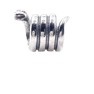 Pandora Retired Coiled Snake Sterling Silver Chinese Zodiac Charm