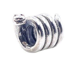 Pandora Retired Coiled Snake Sterling Silver Chinese Zodiac Charm