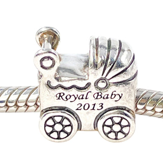 PANDORA RARE Limited Edition Royal Baby 2013 Sterling Silver Charm