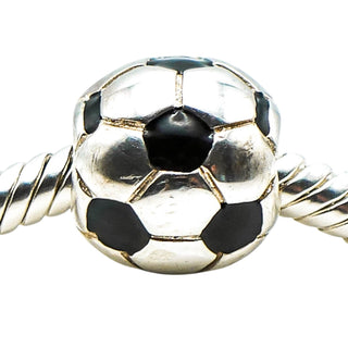 Chamilia Soccer Ball Sterling Silver Sports Athlete Football Charm Bead