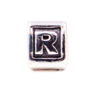 Pandora Retired Letter R Sterling Silver Alphabet Initial Charm Bead