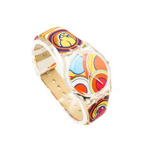 Rare Swatch Gent Bird Twister GE186 Colorful Parrot Tropical Art Watch