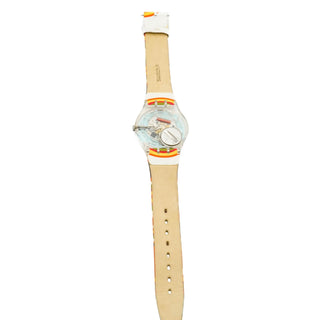 Rare Swatch Gent Bird Twister GE186 Colorful Parrot Tropical Art Watch
