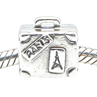 Pandora Suitcase Sterling Silver Travel Charm – Retired
