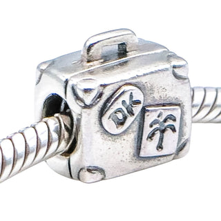 Pandora Suitcase Sterling Silver Travel Charm – Retired