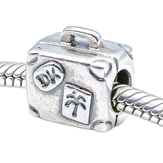 Pandora Suitcase Sterling Silver Travel Charm – Retired