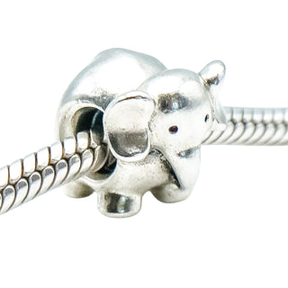 PANDORA Elephant Charm Alabama Football Mascot Sterling Silver Bead