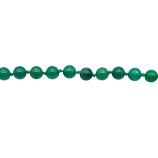Vintage 36-Inch Jadeite Jade 8mm Beaded Necklace