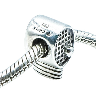 Chamilia Tennis Racket Sterling Silver Charm Bead GD-10