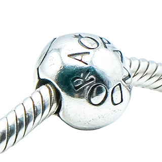 Pandora Loving Pandora Sterling Silver Logo Clip Charm