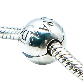 Pandora Loving Pandora Sterling Silver Logo Clip Charm