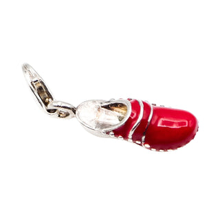 Thomas Sabo Charm Club Red Clog Shoe Sterling Silver Charm Pendant