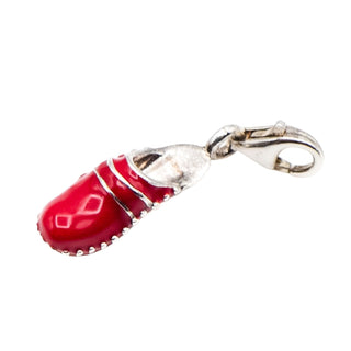 Thomas Sabo Charm Club Red Clog Shoe Sterling Silver Charm Pendant