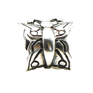 Chamilia Sterling Silver Butterfly Charm Bead Nature Garden Insect