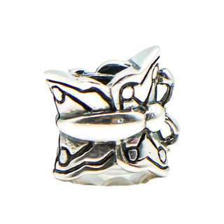 Chamilia Sterling Silver Butterfly Charm Bead Nature Garden Insect