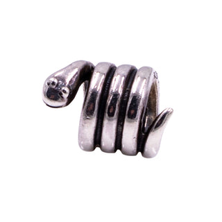 Pandora Retired Coiled Snake Sterling Silver Chinese Zodiac Charm