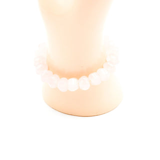 THOMAS SABO Retired 7.5-Inch Charm Club Rose Quartz Bracelet