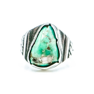 Turquoise Silver Ring Size 7