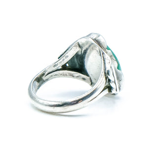 Turquoise Silver Ring Size 7