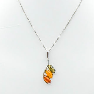 Sterling Silver Baltic Amber Pendant