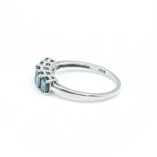 Sterling Silver Indian Ocean Apatite Ring Size 8