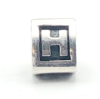 PANDORA Alphabet Letter H 925 ALE Sterling Silver Charm 790323H - Retired
