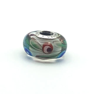 PANDORA Folklore Murano Glass Charm S925 ALE Sterling Silver Bead