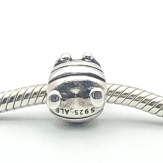 PANDORA Queen Bee Charm 925 ALE Sterling Silver Bead With 14K Gold Crown 790227 - Retired