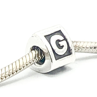 PANDORA Alphabet Letter - G - S925 ALE Sterling Silver Charm Bead Letter G - 790323G - Retired