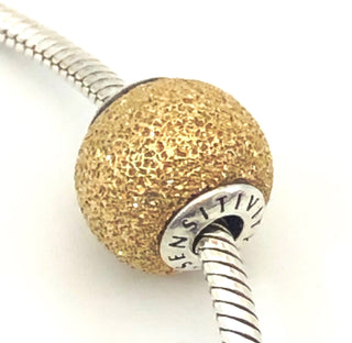 Pandora Essence Sensitivity Sterling Silver And 14K Gold Charm