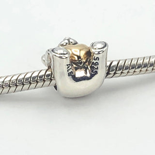 Pandora Limited Edition Teddy Bear Sterling Silver Charm With 14K Gold Heart