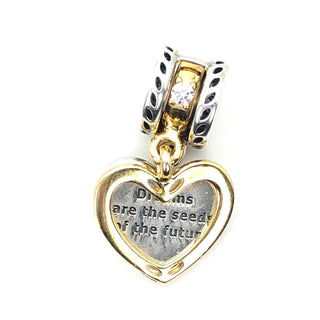 PANDORA Shine ™ Seeds Of The Future 18K Gold Plated Sterling Silver Heart And Clear Zirconia
