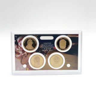 2009 U.S. 18-Coin Proof Set With State Quarters And Presidential One Dollar Coin Set And Lincoln Bicentennial One Cent Coins