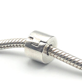 PANDORA Smooth Plain S925 ALE Sterling Silver Clip Charm